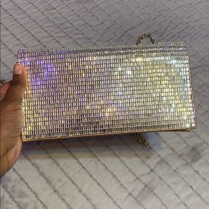 Jeweled cross-body purse